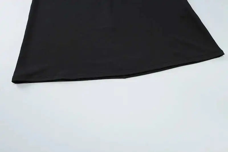 Mozision Schwarzes, schulterfreies, trägerloses, ärmelloses Maxikleid aus Spitze mit Neckholder für Damen – figurbetont, perfekt für Club und Partys