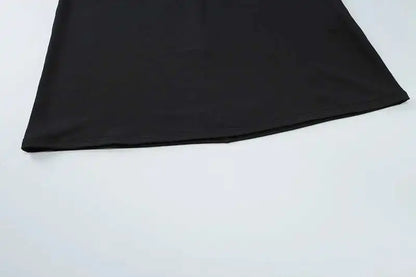 Mozision Schwarzes, schulterfreies, trägerloses, ärmelloses Maxikleid aus Spitze mit Neckholder für Damen – figurbetont, perfekt für Club und Partys