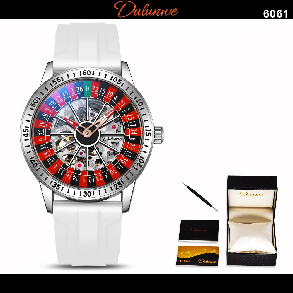 DULUNWE Spinning Roulette Automatic Watch