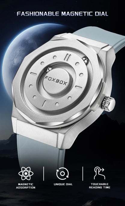 FOXBOX Watch - Magnetic Scrolling Pointer Waterproof Quartz