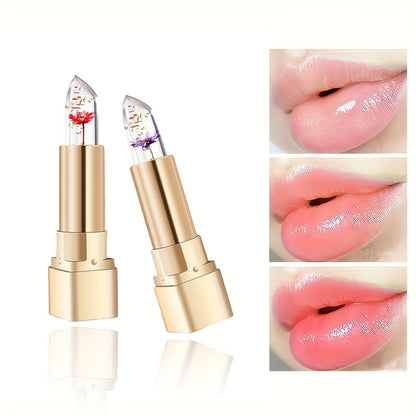 Crystal Flower Jelly Lipstick 1+1 free - Color-Changing Magic Lip Balm