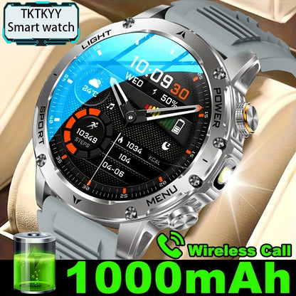 TKTKYY Smart Men's Watch AK87 - 4.32cm Touch 1000mAh IPX8