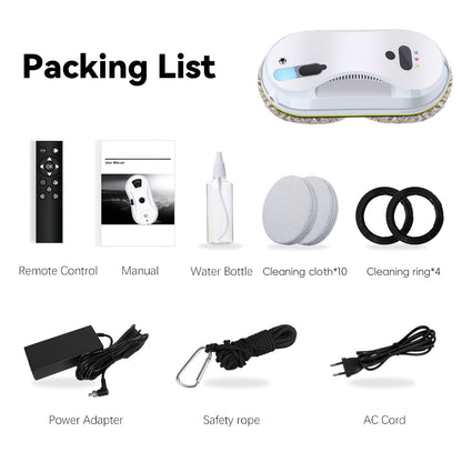 Intelligent Automatic Window Cleaner - Remote Controlled