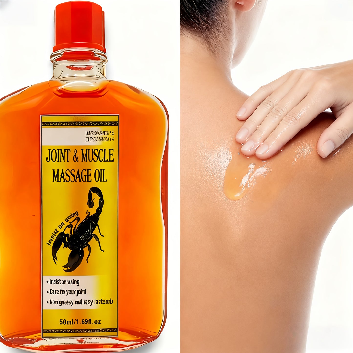 50ml Natural Muscle Massage Oil