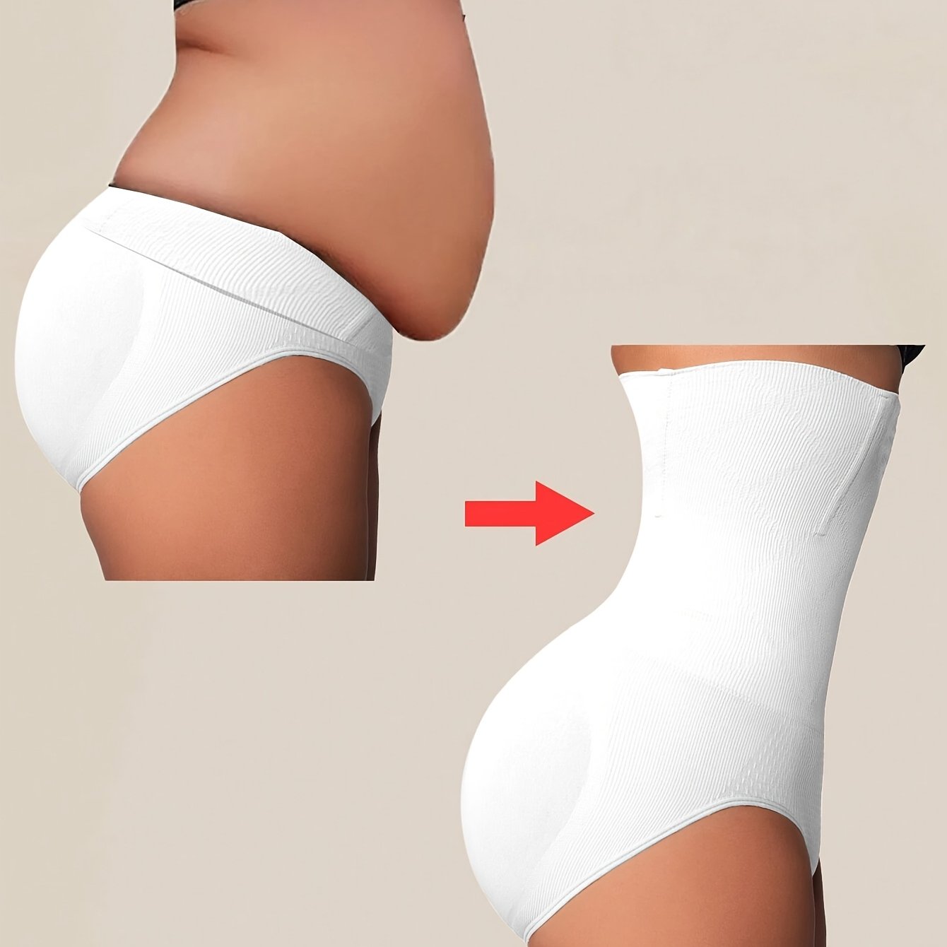 High-Waisted Shaping Panties Women - Lift & Slim Waist Nylon