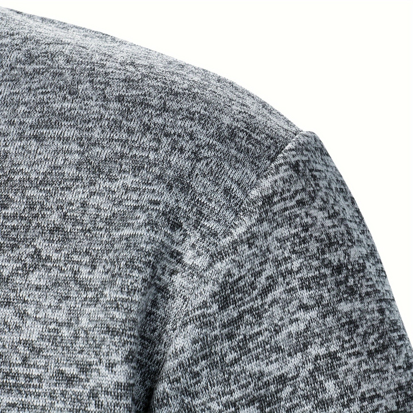 Men's Stand-Collar Casual Sweatshirt - Autumn Winter Long Sleeve