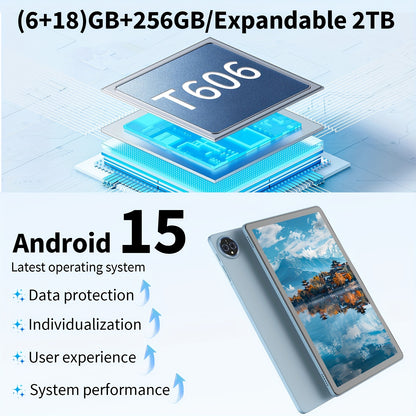 QDDQ Android 15 Tablet 11" - 24GB RAM 256GB 8000mAh Dual Camera