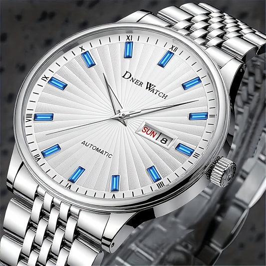 DNERWATCH Stainless Steel Mechanical Watch - Sapphire Crystal Automatic
