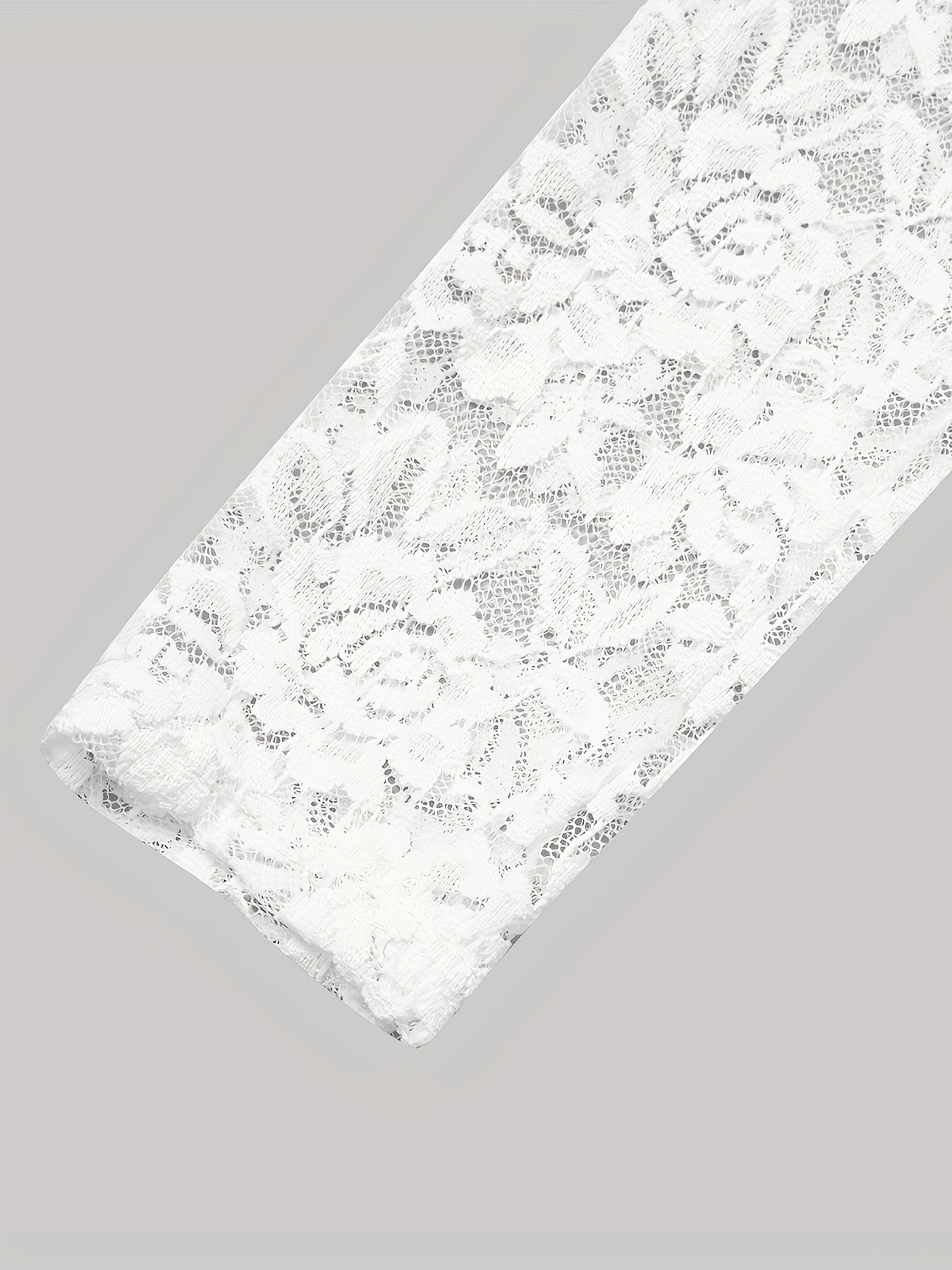 Elegant Burgundy Lace Bodysuit - Long Sleeve Sheer Panel Zipper