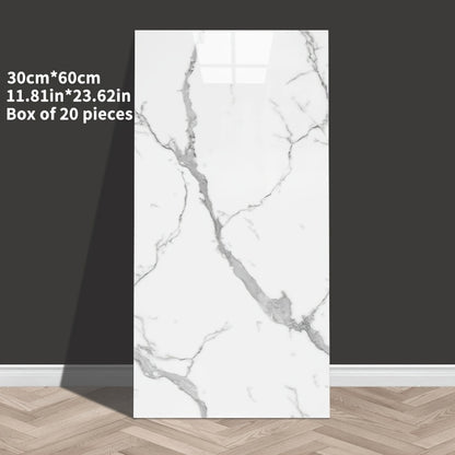 3D Marble Self-Adhesive Wall Tiles — 20/30/50 pcs