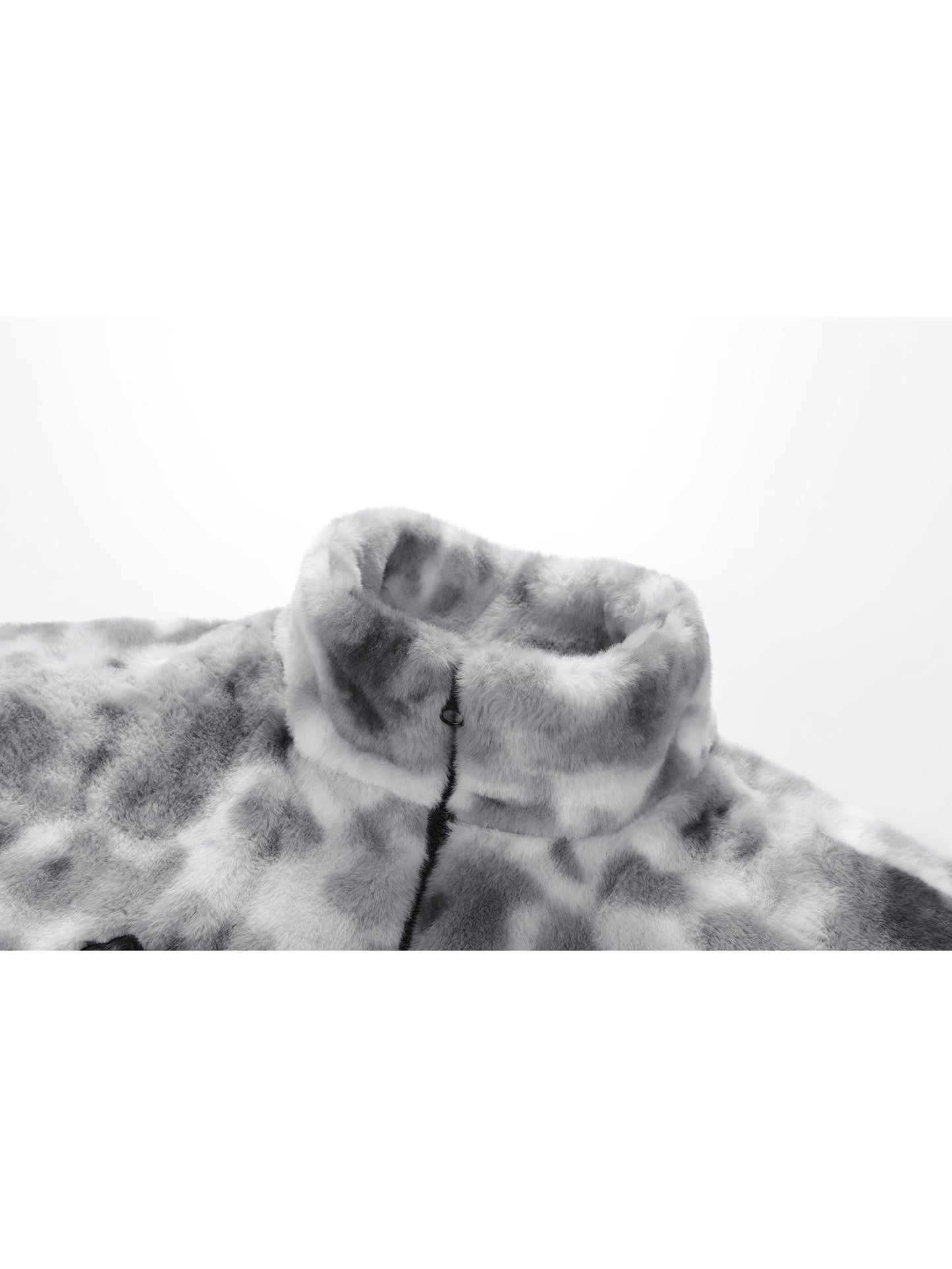 Men's Embroidered Jacket - Funnel Collar Zip-Up