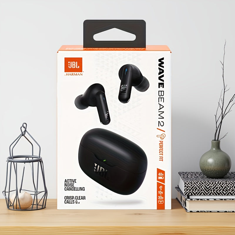 JBL WAVE BEAM 2 True Wireless Earbuds - Active Noise Cancellation