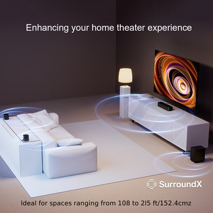 ULTIMEA 7.1ch Surround Sound Bar - 330W 4 Speakers TV System