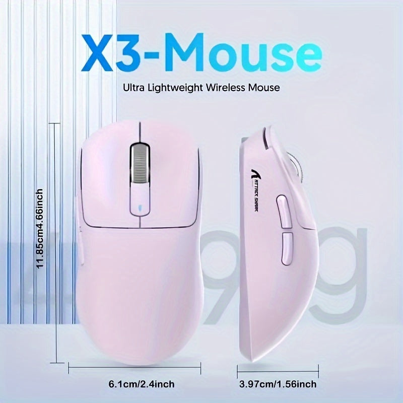 ATTACK SHARK X3 Lightweight Wireless Gaming Mouse