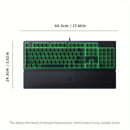 Razer Ornata V3 X Gaming Keyboard - Low Profile RGB Backlit