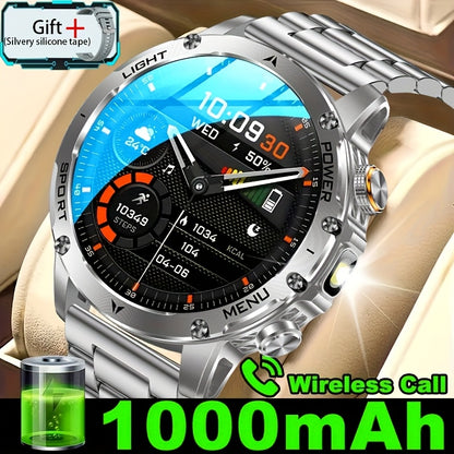 TKTKYY Smart Men's Watch AK87 - 4.32cm Touch 1000mAh IPX8