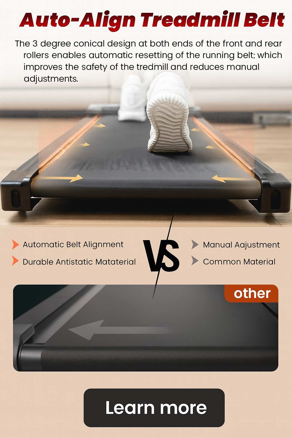 Under-Desk Treadmill with Incline 4 in 1