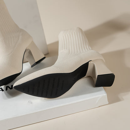 Women's Solid Comfortable Knitted Boots