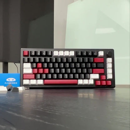 MAGEGEE Compact 75% Mechanical Gaming Keyboard - Ice Blue Backlit