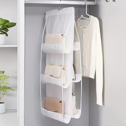 Multi Layer Hanging Bag Organizer - Space Saving Wardrobe