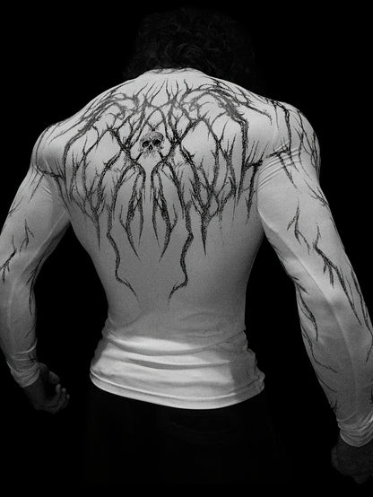 Men's Compression Long Sleeve Fitness Shirt - Muscle Fit