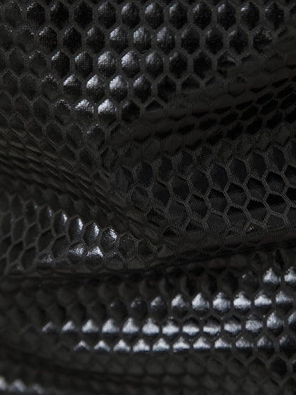 Men's 70s Disco Outfit - Diamond Foil Print Button-Up Shirt