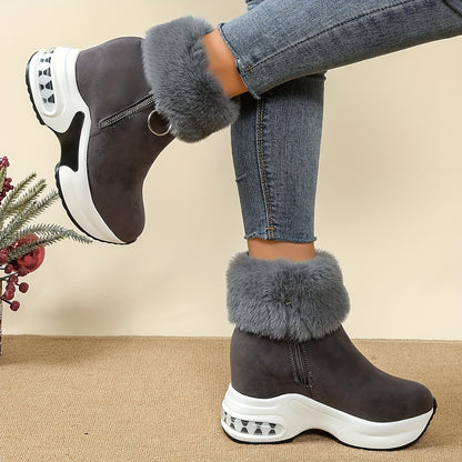 Women's Autumn/Winter Fuzzy Boots
