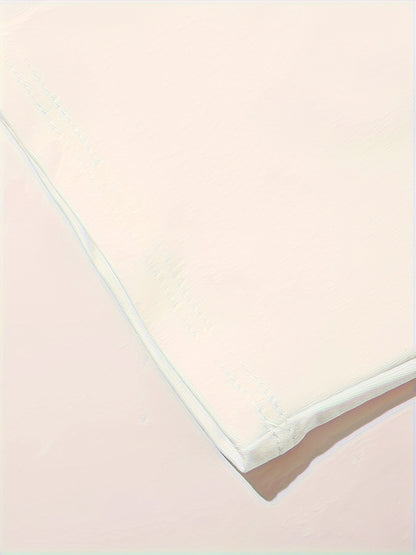 Relaxed T-Shirt - Geometric Print Cotton Blend