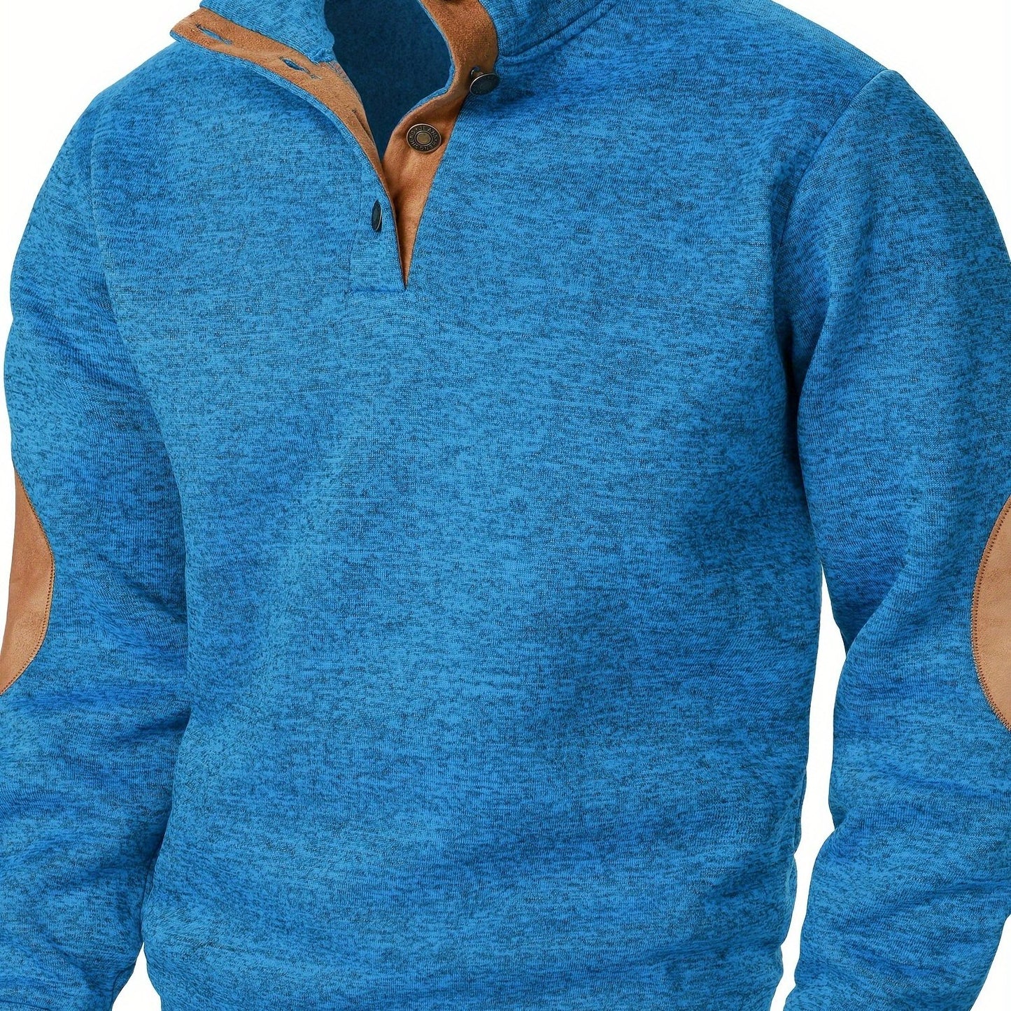 Men's Stand-Collar Casual Sweatshirt - Autumn Winter Long Sleeve