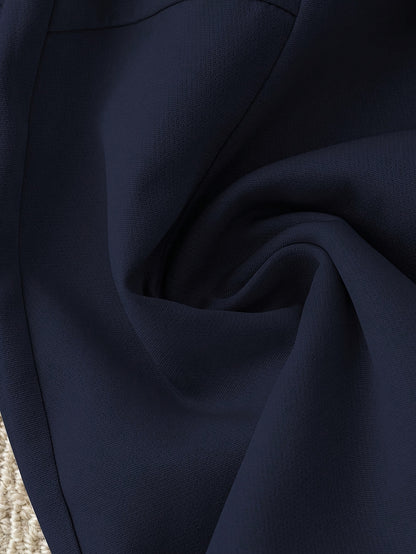 Women's Fashion Solid Color Shorts - Faux Pocket with Belt