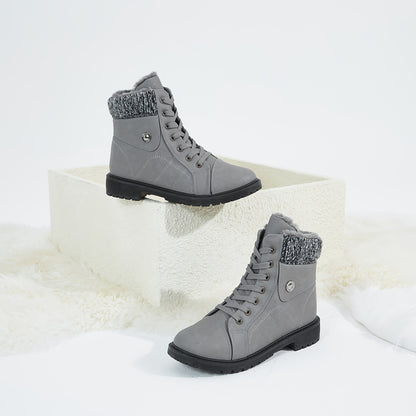 Women's Winter Boots - Side Zipper Plush