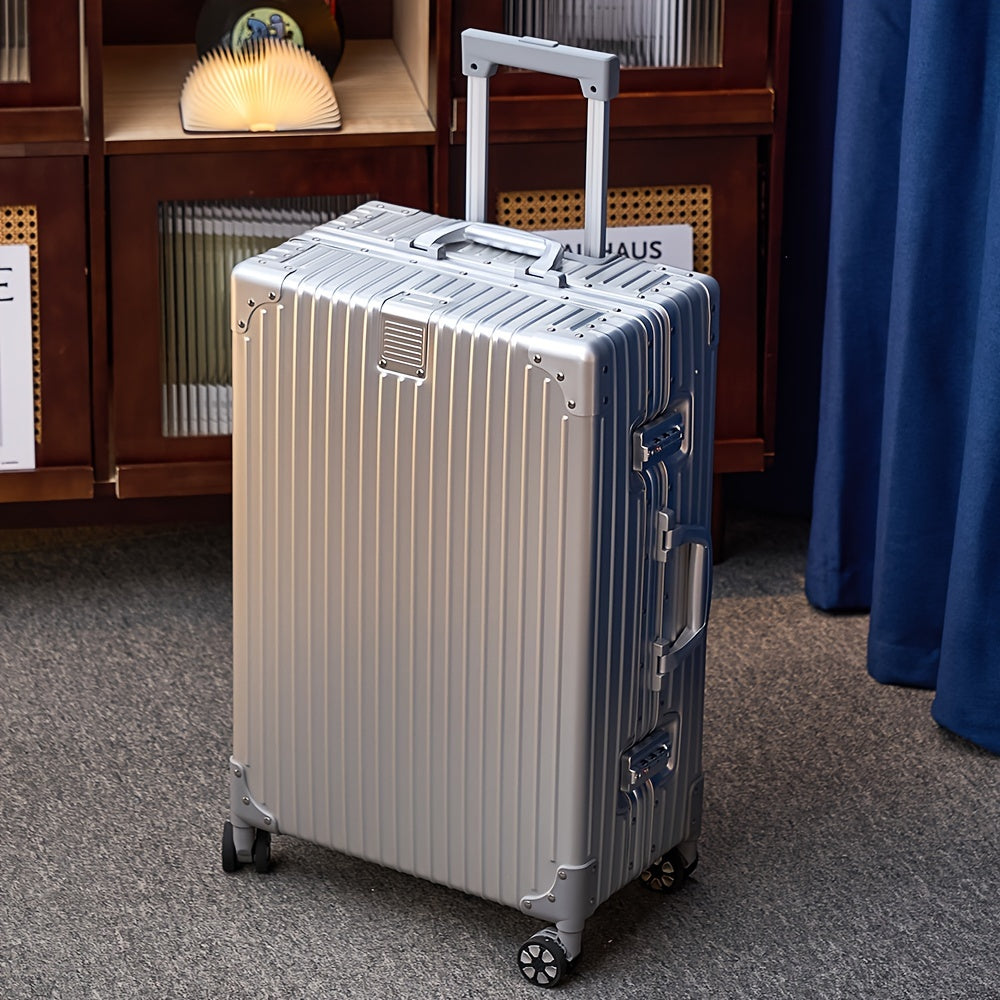 Aluminum Magnesium Alloy Luggage 20-28" - Password Lock Hard Case