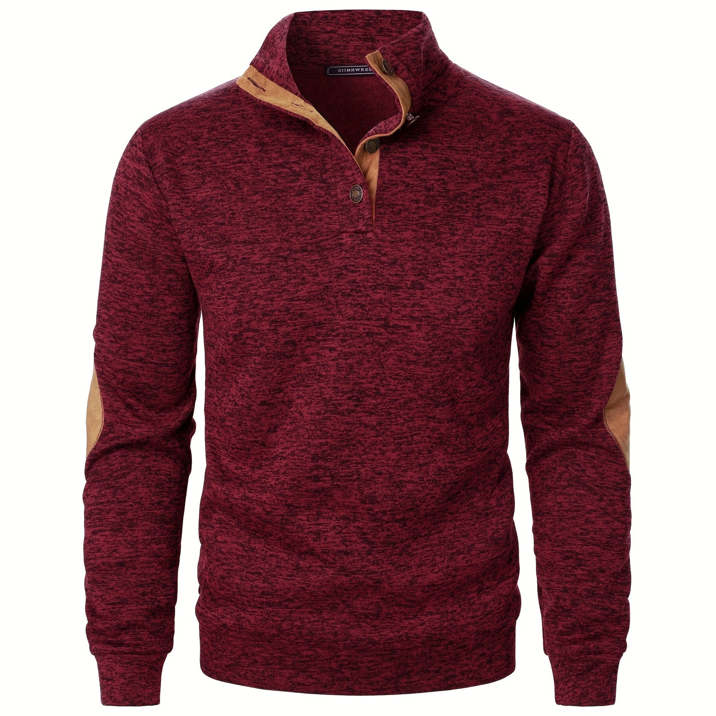 Men's Stand-Collar Casual Sweatshirt - Autumn Winter Long Sleeve