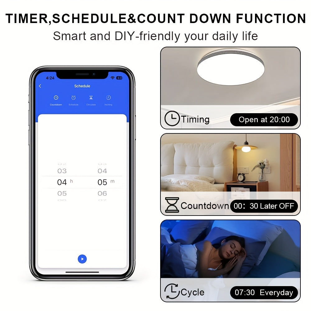 WiFi Smart Light Switch 1/2/3/4 Gang - Touchscreen Alexa Google