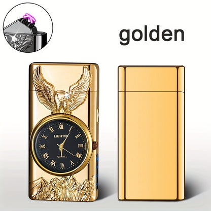 Dual Arc Plasma Igniter - 3D Eagle Relief LED USB Rechargeable