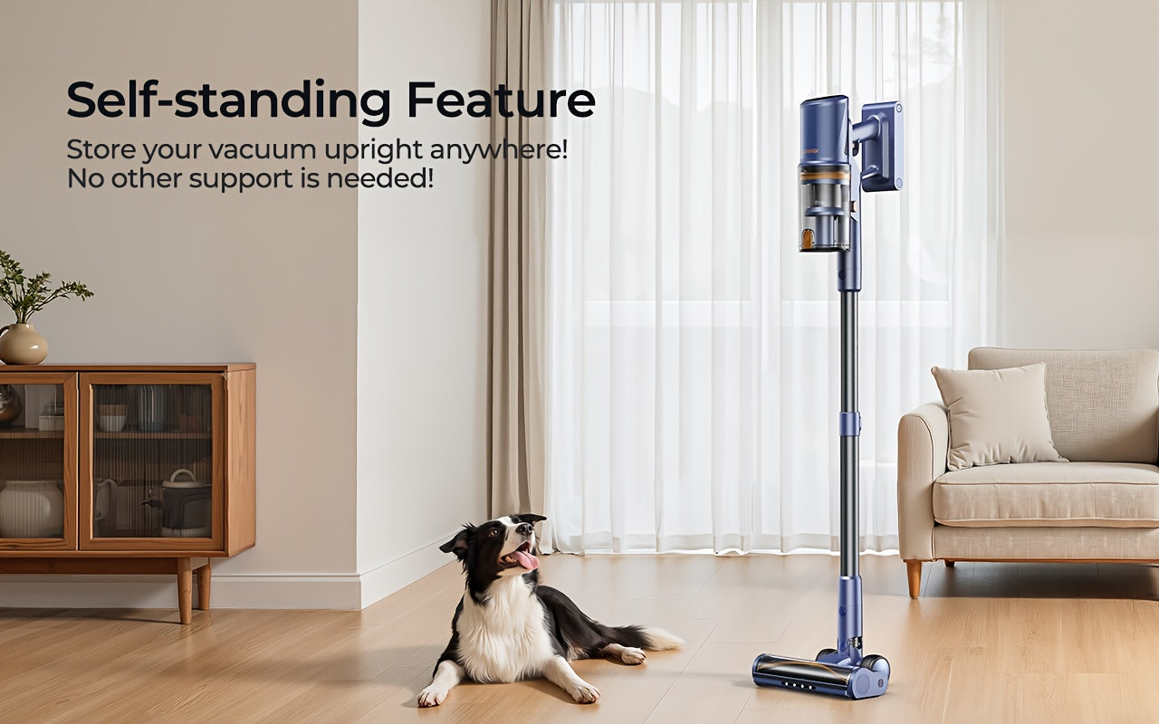 Laresar V11 Cordless Vacuum 650W 90Min - 46KPa 6-in-1 Touch Display