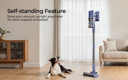 Laresar V11 Cordless Vacuum 650W 90Min - 46KPa 6-in-1 Touch Display