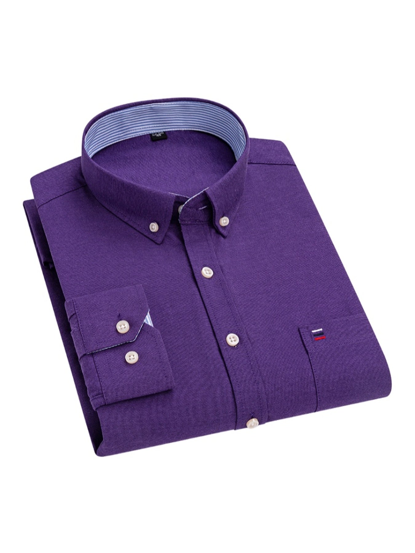 Men's 3-Pack Long Sleeve Oxford Shirts - Embroidered Chest Pockets