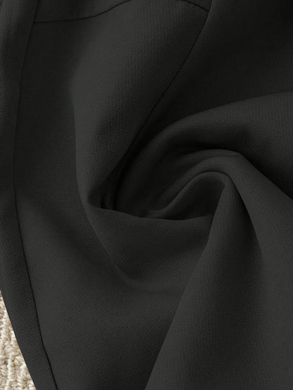 Women's Fashion Solid Color Shorts - Faux Pocket with Belt