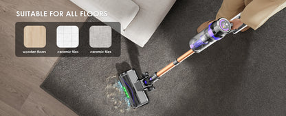 VORTISYS Cordless Vacuum Cleaner 500W - 1.3L Display Anti-Tangle