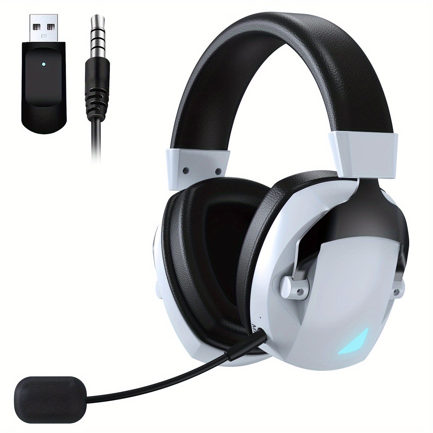 Wireless Gaming Headset - 3 Modes with 48Hr Battery & Surround Sound