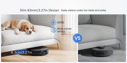 Lubluelu B40 Robot Vacuum Cleaner - 3 in 1 Mop 6500Pa
