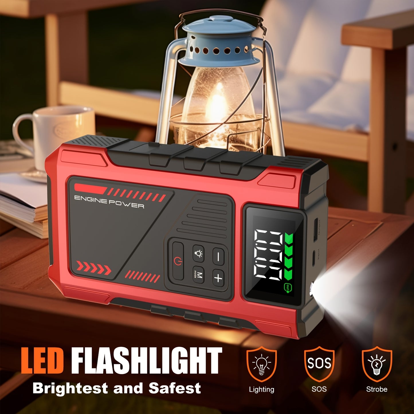 Démarreur de voiture SWAREY 12000mAh