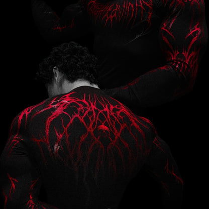 Men's Compression Long Sleeve Fitness Shirt - Muscle Fit