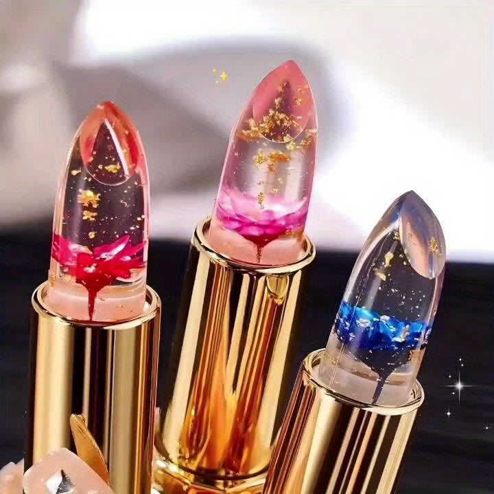 Crystal Flower Jelly Lipstick 1+1 free - Color-Changing Magic Lip Balm