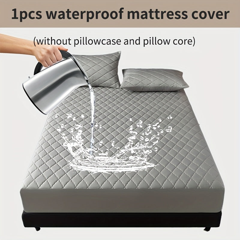 Waterproof Mattress Protector - Breathable Dustproof Fitted Sheet