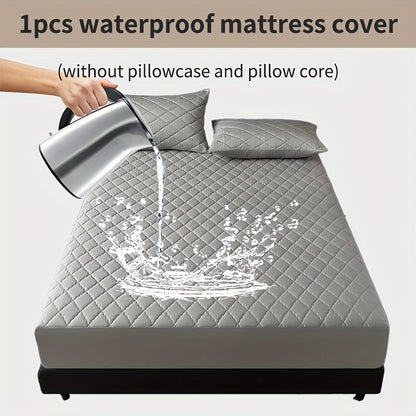 Waterproof Mattress Protector - Breathable Dustproof Fitted Sheet