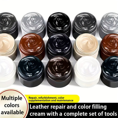 Leather Dye Repair Kit - Shoe Bag Sofa Color Restoration Cream