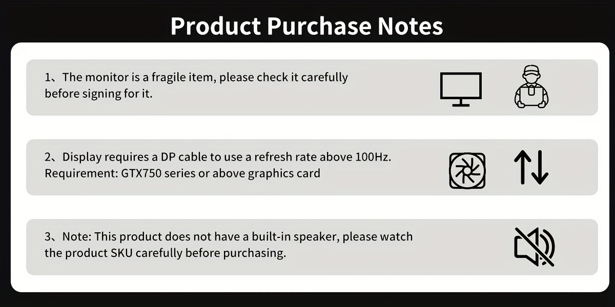 Gawfolk 24.5" Gaming Monitor - 200Hz Full HD IPS Flat Panel