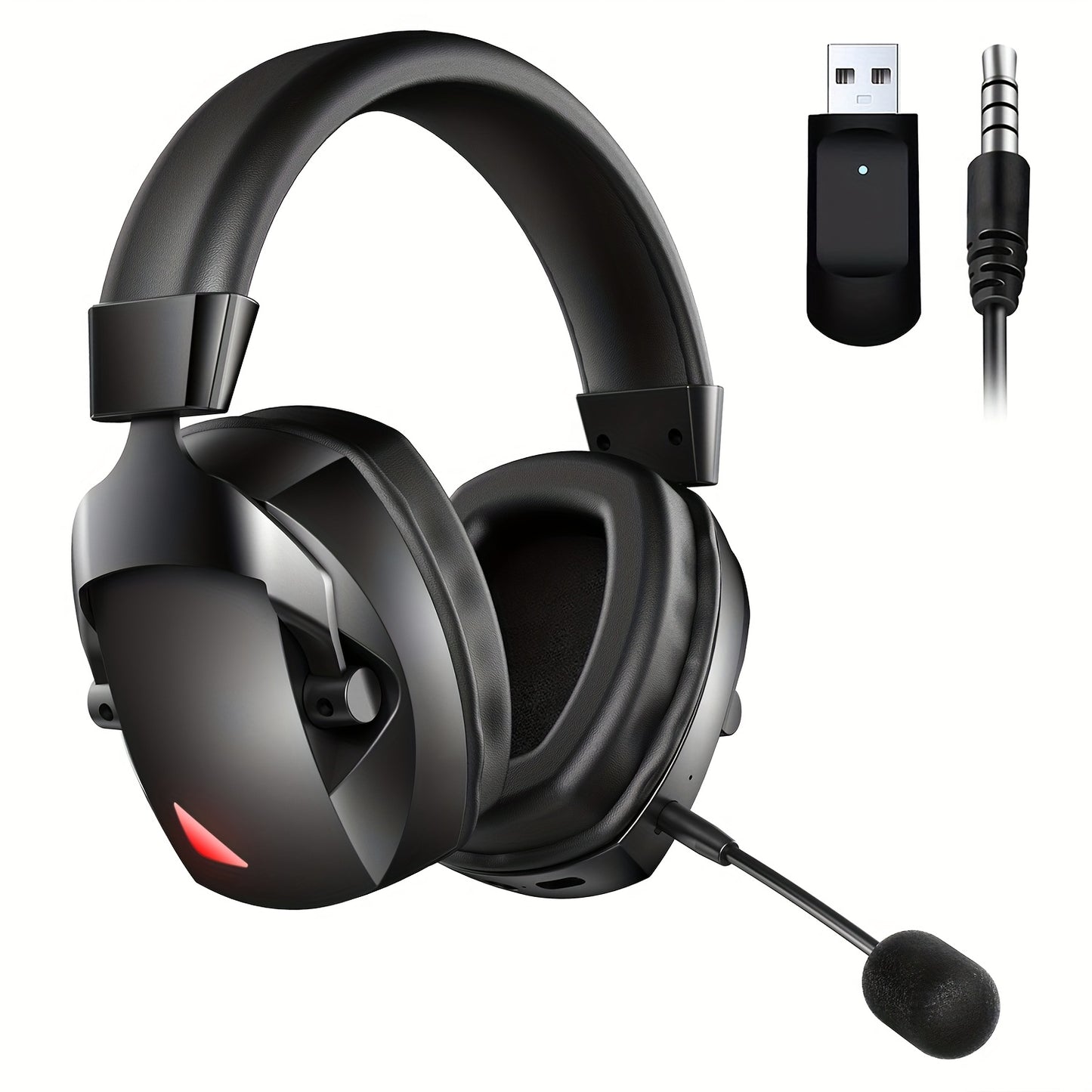 Wireless Gaming Headset - 3 Modes with 48Hr Battery & Surround Sound